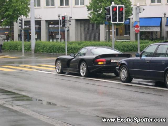 Dodge Viper spotted in Zurich, Switzerland