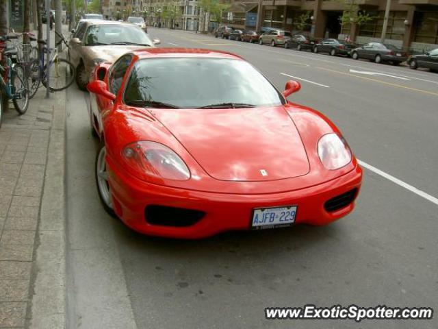 Ferrari 360 Modena spotted in Toronto, Canada