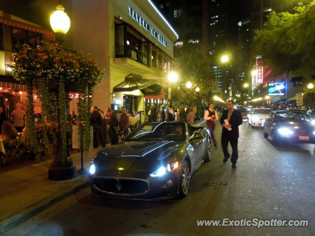 Maserati GranCabrio spotted in Chicago, Illinois