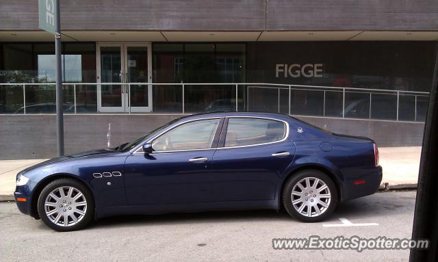 Maserati Quattroporte spotted in Davenport, Iowa