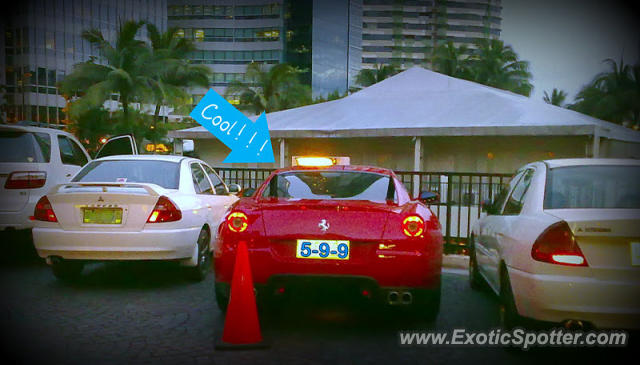 Ferrari 599GTB spotted in Makati city, Philippines