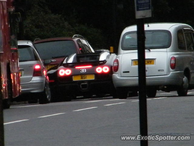 Bugatti Veyron spotted in London, United Kingdom