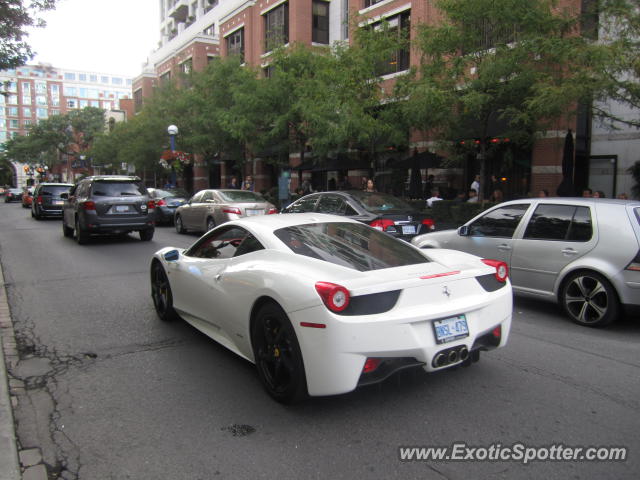 Ferrari 458 Italia spotted in Toronto, Canada