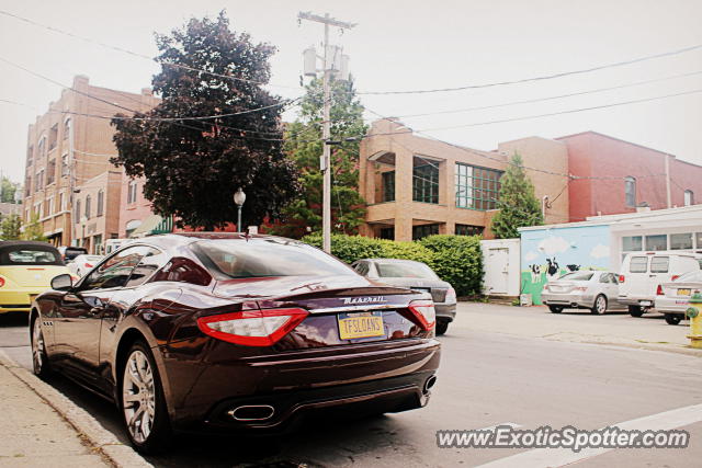 Maserati GranTurismo spotted in Saratoga Springs, New York