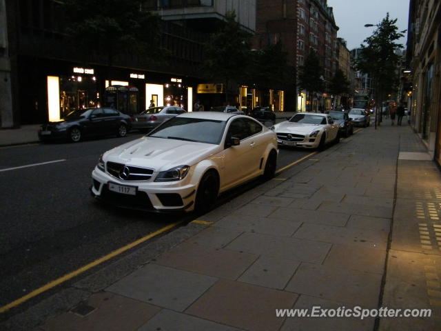 Mercedes SLS AMG spotted in London, United Kingdom