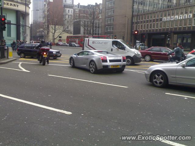 Lamborghini Gallardo spotted in London, United Kingdom