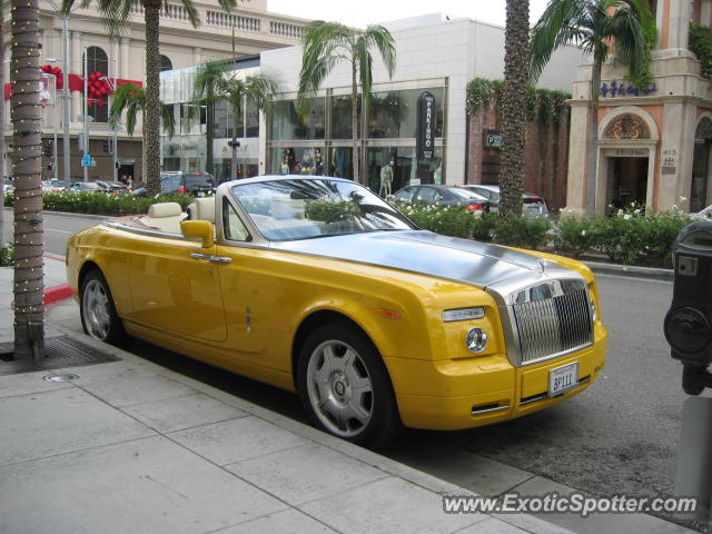 Rolls Royce Phantom spotted in Beverly Hills, California