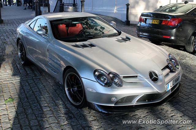 Mercedes SLR spotted in LONDON, United Kingdom