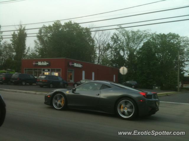 Ferrari 458 Italia spotted in Paramus, New Jersey