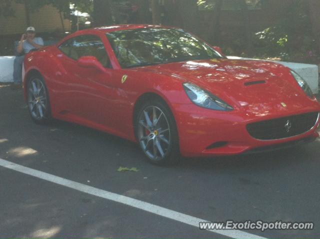 Ferrari California spotted in Ho-Ho-Kus, New Jersey