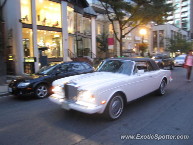 Rolls Royce Corniche spotted in Toronto, Canada