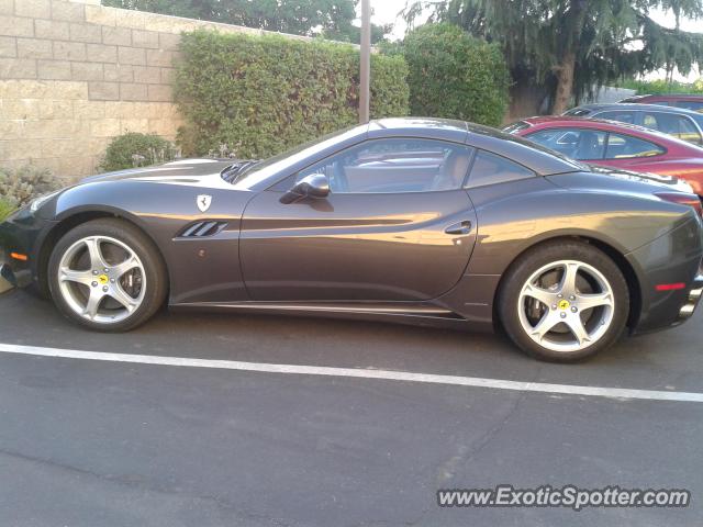 Ferrari California spotted in Paso Robles, California