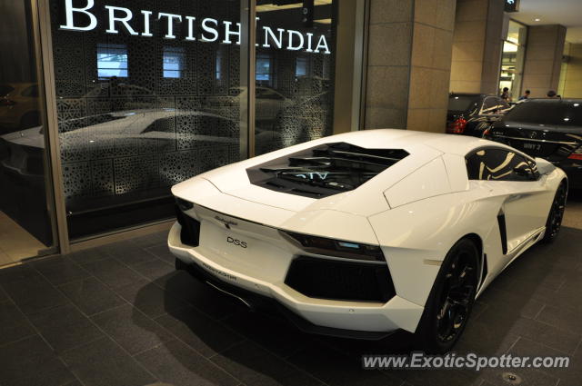 Lamborghini Aventador spotted in Bukit Bintang KL, Malaysia