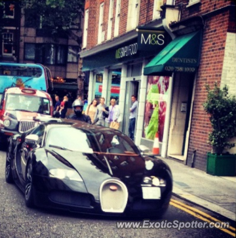 Bugatti Veyron spotted in London, United Kingdom