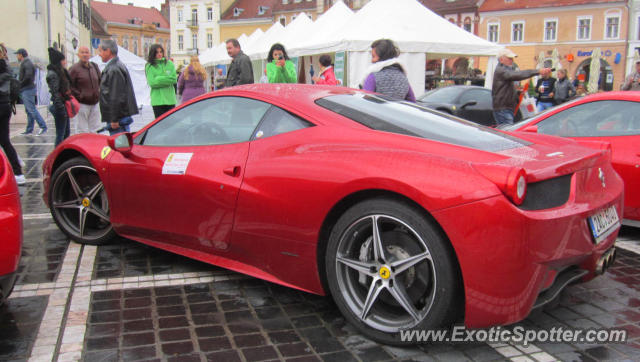 Ferrari 458 Italia spotted in Brasov, Romania