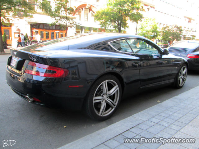 Aston Martin DB9 spotted in Boston, Massachusetts