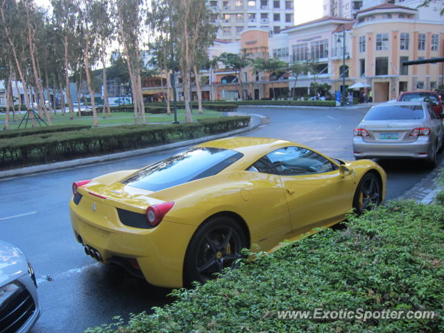 Ferrari 458 Italia spotted in Manila, Philippines