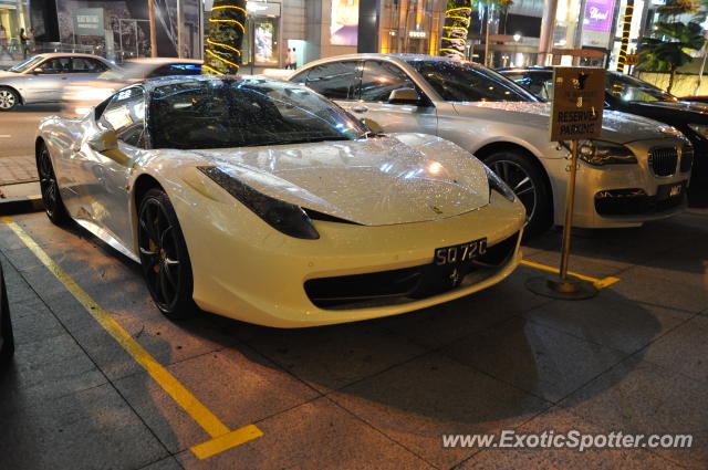 Ferrari 458 Italia spotted in Bukit Bintang KL, Malaysia