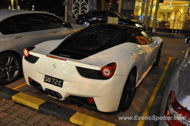 Ferrari 458 Italia spotted in Bukit Bintang KL, Malaysia