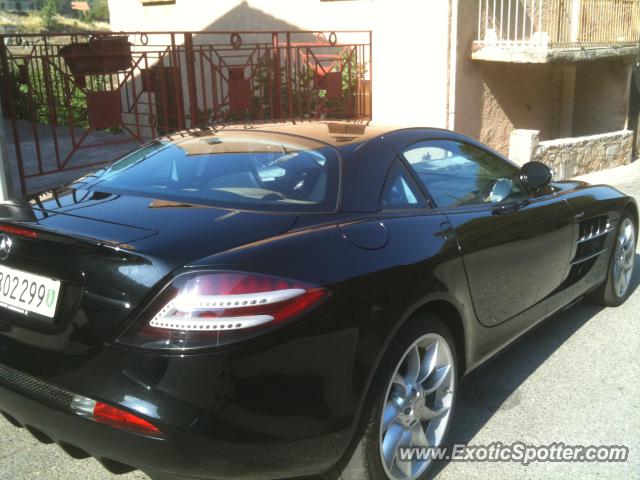 Mercedes SLR spotted in Moltifao,Corsica, France