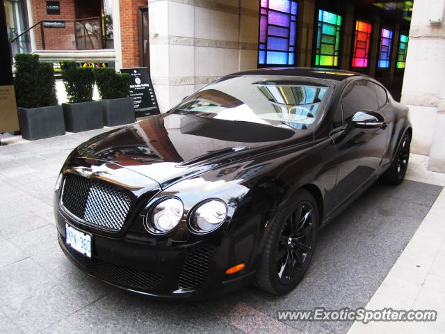 Bentley Continental spotted in Toronto, Canada