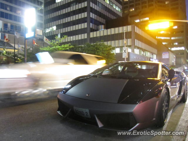 Lamborghini Gallardo spotted in Toronto, Canada