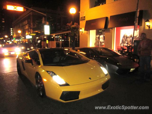 Lamborghini Gallardo spotted in Toronto, Canada