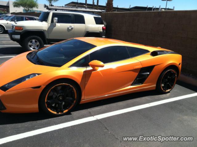 Lamborghini Gallardo spotted in Scottsdale, Arizona