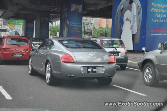 Bentley Continental spotted in Bukit Bintang KL, Malaysia