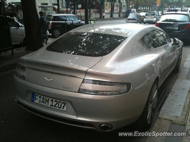 Aston Martin Rapide spotted in Paris, France