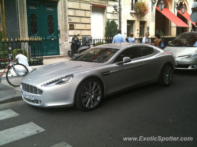 Aston Martin Rapide spotted in Paris, France