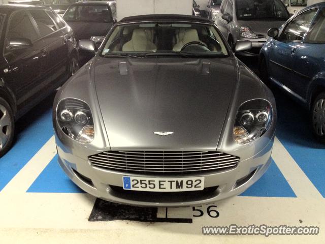 Aston Martin DB9 spotted in Orly, France