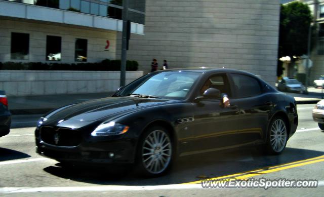 Maserati Quattroporte spotted in Beverly Hills, California