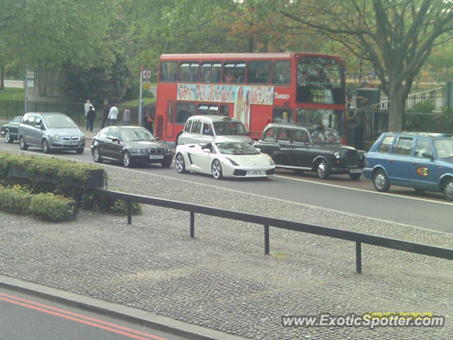 Lamborghini Gallardo spotted in London, United Kingdom