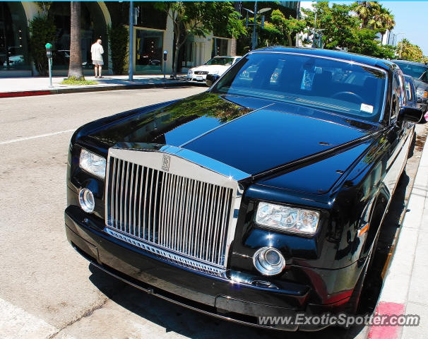 Rolls Royce Phantom spotted in Beverly Hills, California