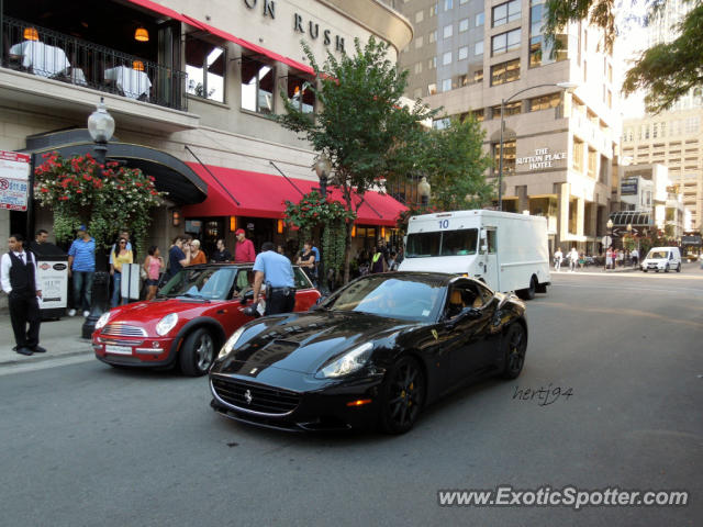 Ferrari California spotted in Chicago, Illinois