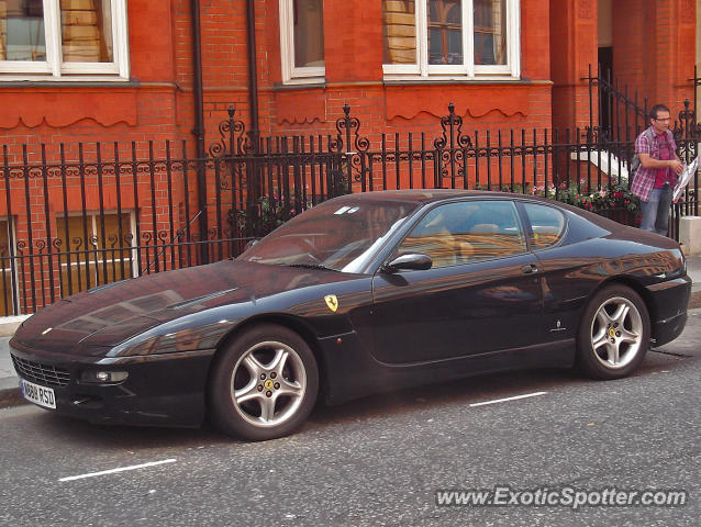 Ferrari 456 spotted in London, United Kingdom