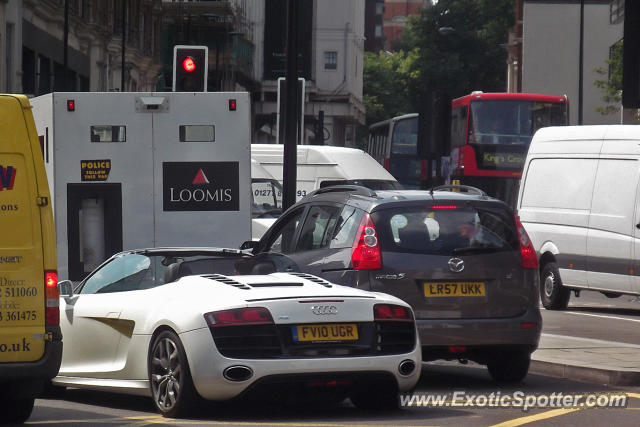 Audi R8 spotted in London, United Kingdom