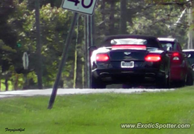 Bentley Continental spotted in Zionsville, Indiana