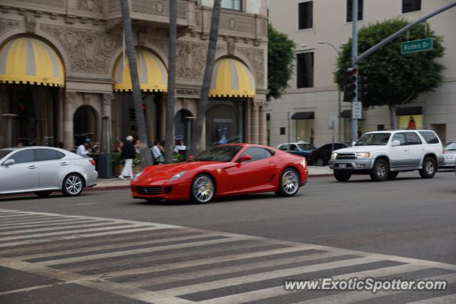 Ferrari 599GTB spotted in Beverly Hills, California