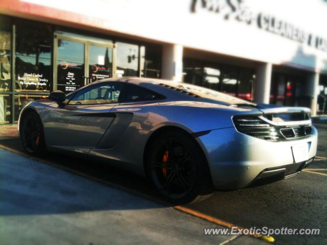 Mclaren MP4-12C spotted in San Antonio, Texas