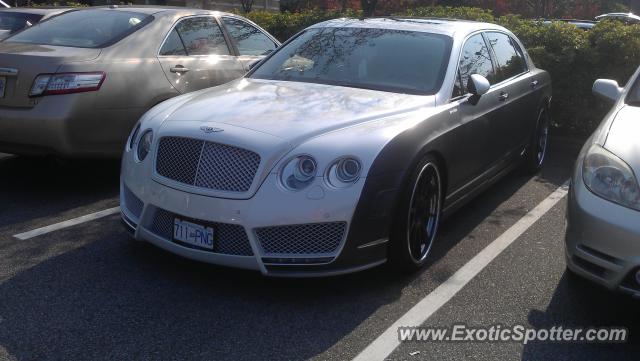 Bentley Continental spotted in Vancouver, Canada