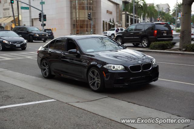 BMW M5 spotted in Beverly Hills, California