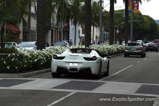 Ferrari 458 Italia spotted in Beverly Hills, California