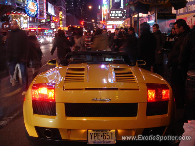 Lamborghini Gallardo spotted in NYC, New York