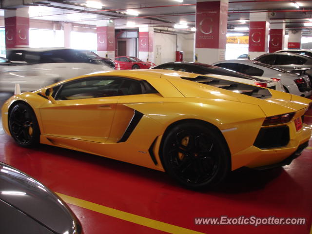 Lamborghini Aventador spotted in Bangkok, Thailand