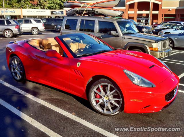 Ferrari California spotted in Atlanta, Georgia