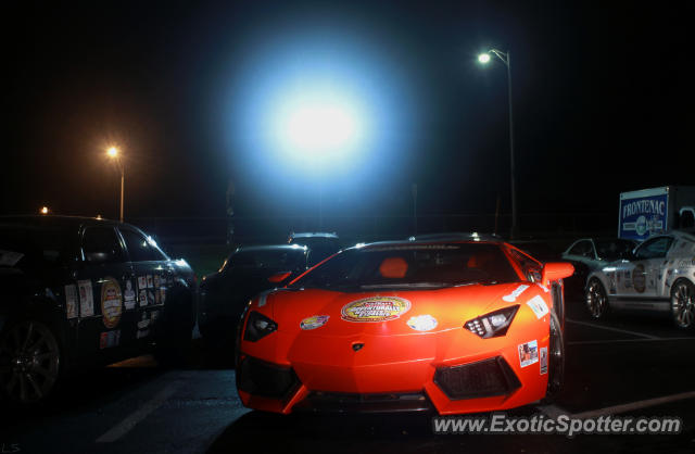 Lamborghini Aventador spotted in Scotia, New York