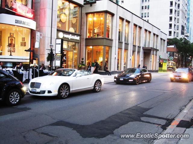 Bentley Continental spotted in Toronto, Canada