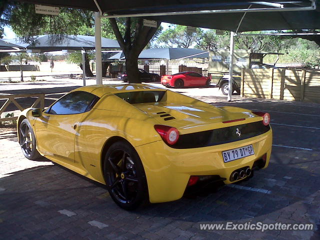 Ferrari 458 Italia spotted in Pretoria, South Africa